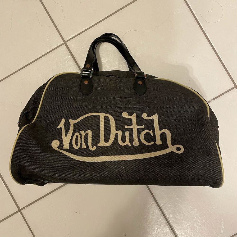 Von Dutch large bowler bag